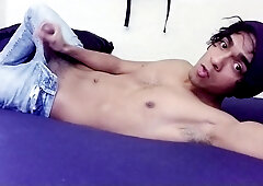 Latin Insatiable Masturbates off after College till he Spunks
