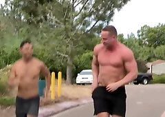 SeanCody.com: Friend Cassian & muscle Jack butt pounded