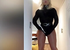 Cheryls Perfect Ass (trans, Crossdress, Legs, Gap, Pantyhose, High Heels, Female Mask, Mask, Hose) - Cheryl Sweet
