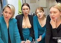 DirtyPub Looks Like a Normal Bar but Inside 4 Girls Wear Interactive Toys and Cum for You