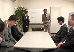 Office sluts gets a pounding she craved for