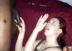 Hot Curvy Andi Ray Deepthroats Rome Major's Giant Knob To Gag With!