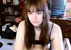 Pale amateur teen brunette Lynn Love