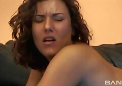 Sensual anal fuck in the missionary pose with a beautiful Amia More