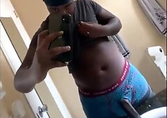 Big black cock mirror solo to guest room