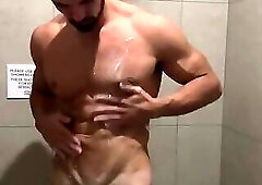 Hung Aussie model shows off his cock on OnlyFans