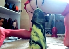 Ass wrecked, cock destroyer ready for action