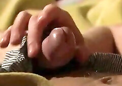 Two cute guys have a romantic fun