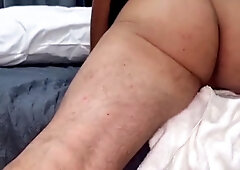 Bear handjob, cumming and moaning, boy wank