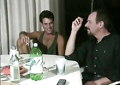 2 guys and pair of beautiful angels are taking part in a wild sex party