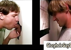 Cock sucking gay goes down