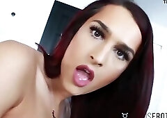 TRANSEROTICA Redhead TS Khloe Kay Anal Plays With Dildo Solo