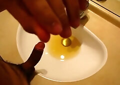 Messy play in bathroom I