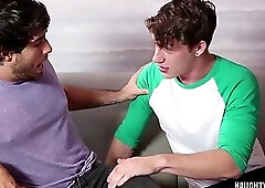 Big dick gay oral sex with cumshot