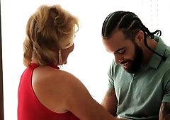 Granny Desiree Eden Gets A Big Young Dick