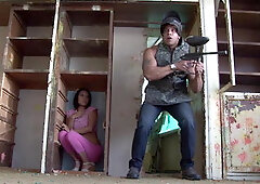 Paintball ends in a blow-bang