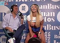 Top Lalin girl Groans Like a Whore on the Bull – Real Fun, Leaking Cunt