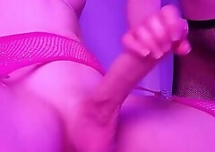 Big Dick TS gets helping hand 2