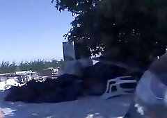 Dominique Sabrina Rios and Friend getting naked at Beachhouse