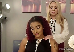 Three Stunning Lezzers In Rough