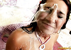 Piper Brady Screwed Hard & Blowbang Cumming splits