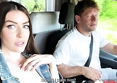 BangVan - Breasty Italian Tourist Marica Chanelle Helps RV Driver Fix His Engine!