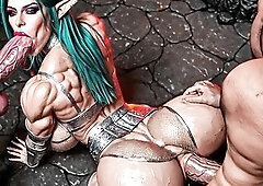 Her travel into the magma lair wasn't supposed to end up like this! Unable to discover her way out after getting split from her party... that bab