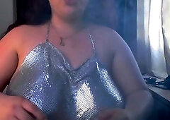 Dildo solo 49 years BBW housewife with big boobs