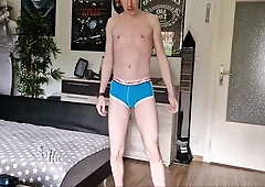 Hot Fashion Show Of The Horny Jerk Off Template In Sexy Lingerie