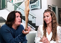 GIrlfriend joins boyfriend and his stepmom