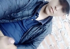 Chico touching his Cock