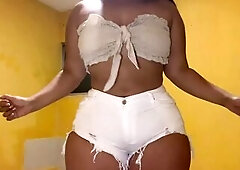 Voluptuous stepmom recording herself for her onlyf channel