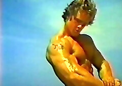 Ron Teufel Sexy Beach Posing