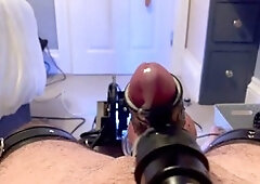 Prostate orgasm bdsm, tied up machine, extreme orgasms sex machine