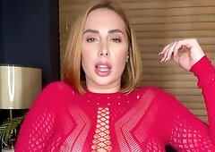 Your wife is asleep and Paige Turnah teases you with her
