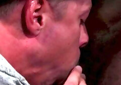 Extra Big Dicks: Gagging & inked brunette