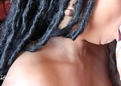 4K Hot Ebony Tinder Date Deepthroats My Cock For Dessert