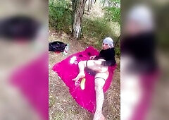 XXL cucumber in Anita’s Cunt