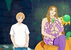 Animated milf Debra gets down and dirty in cartoon adventures