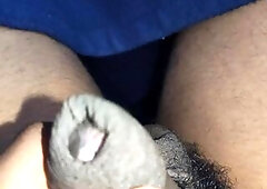 IN ADVANCE OF CUMMING hirsute rod, lustful hand masturbating harder