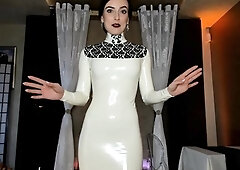 Amateur striptease and Solo masturbation