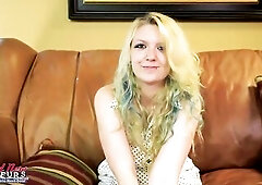 Tiny Golden-haired Chelsie R Gets Screwed And Eats A Large Cum Discharged!