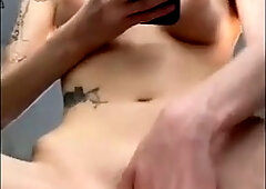 3401 Tattoo slave woman mirror masturbation tele UB892