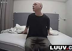 LUUV. Kareflore gives Abaddon blowjob on camera for subscribers