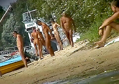 An excellent nude beach video