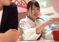 Hot japanese babe loves hard cock: Blowjob, Cowgirl  Asian Porn