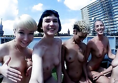 Ersties - 3 Hot Ladies Do Nasty Anal Things Jointly