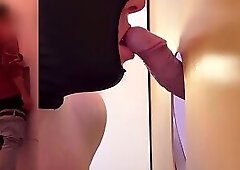 Golden Gloryhole: Young Rock-Hard Stud Fills My Throat First... Then Absolutely Drowns the Coo