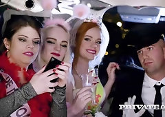 Grop Hardcore In The Limousine - ANALDIN