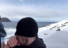 Hetero but Nosey Stranger Shoots Jism in my Gullet on Public Hiking Trail